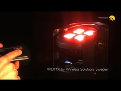 240V Battery Powered LED Stage Lights 4 In 1 Wireless