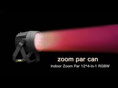 Đèn sân khấu LED RGBW 4 trong 1 16*10W trong nhà, thu phóng 5-60 độ Par Light