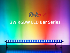 Đèn tường RockBar² Series: Góc chùm tia hẹp 9° | Tương tác âm thanh thông minh | Phối màu hoàn hảo