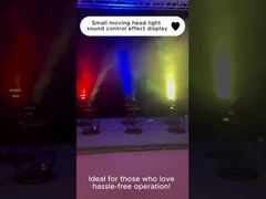 Hiển thị hiệu ứng điều khiển âm thanh của đèn pha di chuyển nhỏ