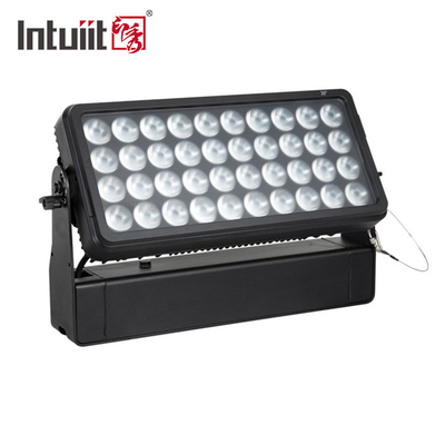 Đèn chiếu sáng đô thị LED RGBW 40*10W ngoài trời, hiệu ứng chùm tia, rửa và nháy, chống nước IP65, đèn pha