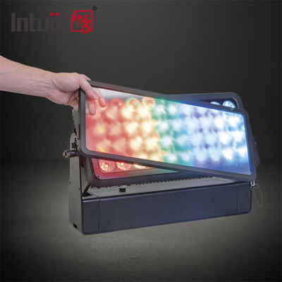 Đèn chiếu sáng đô thị LED RGBW 40*10W ngoài trời, hiệu ứng chùm tia, rửa và nháy, chống nước IP65, đèn pha