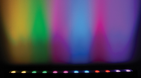 Máy giặt treo tường 80w Đèn Led Cảnh quan Điều khiển DMX512 RGBW AC24v Màu sắc thay đổi độ bền kéo nhôm