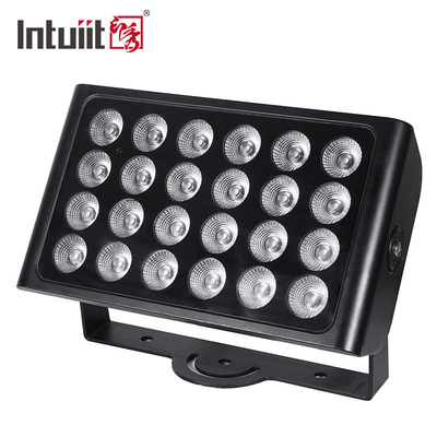 Ánh sáng LED ngoài trời Tòa nhà mặt tiền 24 * 10w DMX Máy rửa tường IP65 RGBW Color Mix Architecture Công viên đẹp