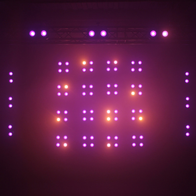 Chống nước 4 * 100w Khán giả Ánh sáng công suất cao Đèn nền Rgb Led Matrix 4 Way Blinder
