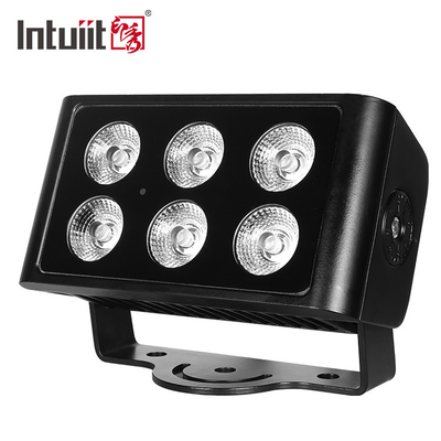 DMX512 6x5W RGBW 4in1 IP65 Kiểm soát không thấm nước DJ Wedding Stage City Wall Washer Outdoor LED Wash Flood Light