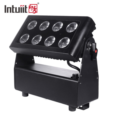 IP65 8x15w 4in1 đèn LED màu thành phố ngoài trời máy giặt pin đèn lũ cho công viên giải trí