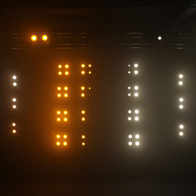 Ip65 4x90w Amber+RGB màu trắng ấm Led Cob Audience Blinder Light Outdoor Waterproof 4 Eyes