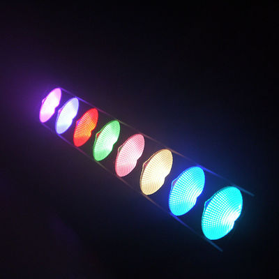 8 * 15W RGB 3in1 Indoor COB Pixel Light Bar DMX Control LED Wall Washer cho mặt tiền Đám cưới Sự kiện Concert Đèn sân khấu