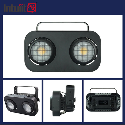 COB 2x90W Khán giả mù 2 mắt mù Đèn sân khấu Studio Strobe Light