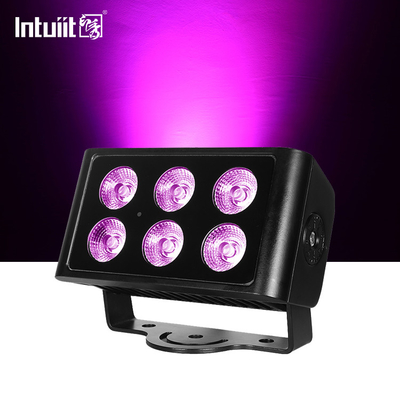 6x5W 4in1 RGBW LED DMX Wall Wash đèn IP65 ngoài trời đèn LED thành phố màu Đèn sân khấu DJ Party Light