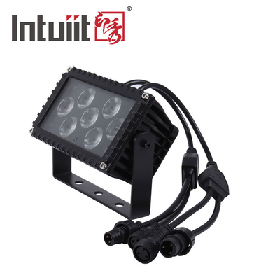 7x3W LED ngoài trời IP66 Die-Casting nhôm kiến trúc chiếu ánh sáng lũ Mặt tiền ánh sáng