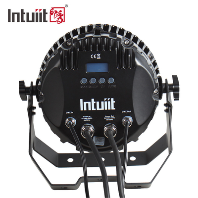 Par54 RGBW RGBW 4in1 dmx512 điều khiển dj đèn sân khấu LED par ánh sáng 54 * 3w
