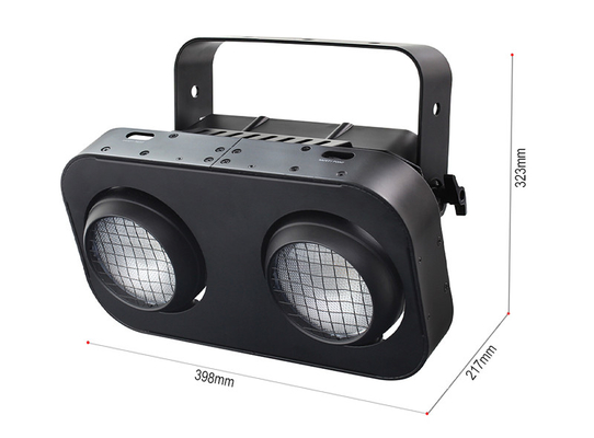 COB 2x90W Khán giả mù 2 mắt mù Đèn sân khấu Studio Strobe Light