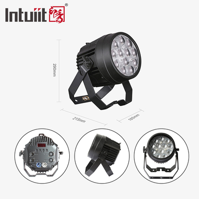 12x10W RGBW 4in1 LED Par Light Đèn sân khấu cho hiệu suất và hiệu ứng chiếu sáng