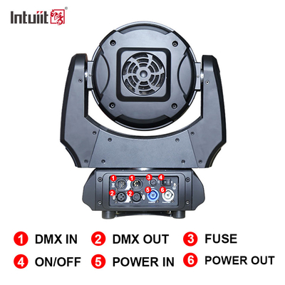 Zoom Di chuyển đèn LED rửa 19x10w 4 trong 1 Gobo Projector Rgbw đèn pha Party Stage Lighting Effects Bar Night Club Disco