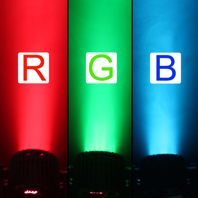 Mini LED Moving Head DJ Stage Light RGB Beam Spotlights DMX 512 Voice Activated Strobe Effect Đèn tiệc disco cho Wed