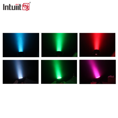 Mini LED Moving Head DJ Stage Light RGB Beam Spotlights DMX 512 Voice Activated Strobe Effect Đèn tiệc disco cho Wed