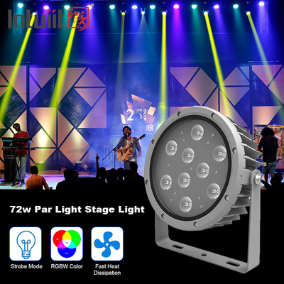 Đèn LED sân vườn LED 72W RGBW 4 trong 1