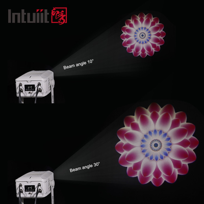 Nguồn ánh sáng LED ngoài trời Gobo Projector 100W tùy chọn tùy chỉnh quay Gobo Projector
