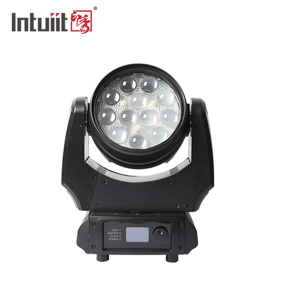 LED 12x10W 4in1 RGBW Máy giặt Zoom Di chuyển đầu Bức tranh Đèn cho DJ Disco Câu lạc bộ đêm Đám cưới Nhà hát Nhà thờ