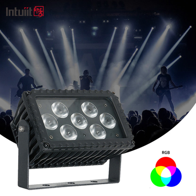 7x3W LED ngoài trời IP66 Die-Casting nhôm kiến trúc chiếu ánh sáng lũ Mặt tiền ánh sáng