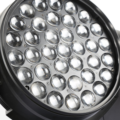 Led rửa 37pcs 10w rgbw zoom 37x10 dẫn di chuyển đầu zoom rửa di chuyển đầu dj disco sự kiện chiếu sáng sân khấu