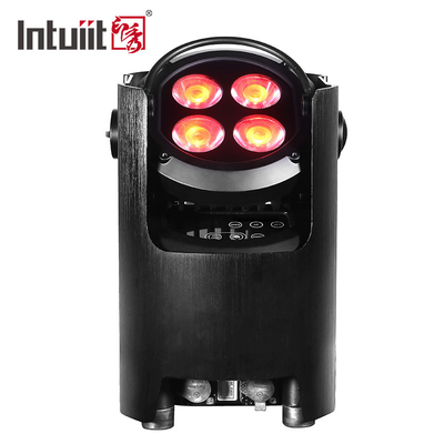 4x12W RGBW Led Par Stage Light pin Uplight Đèn không dây cho DJ Wedding