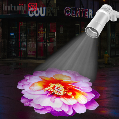 Tùy chỉnh 60W IP65 LED Gobo Logo Projector Đèn quảng cáo ngoài trời chống nước với thân nhôm