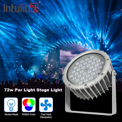Mặt tiền cảnh quan DMX512 RGBW điều khiển chống nước IP65 ngoài 72W đèn LED