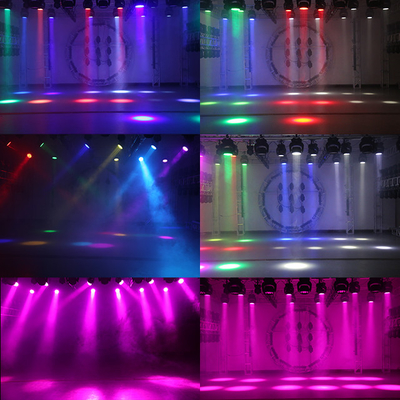 Đèn sân khấu LED 19x10W DMX RGBW 4in1 Zoom Đèn LED rửa tường Đèn đầu di chuyển Cho buổi hòa nhạc DJ Bar Disco Club