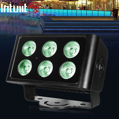 6x5W 4in1 ngoài trời dmx rgbw IP65 dẫn tường máy giặt dẫn đèn lũ