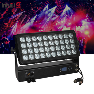 400W ngoài trời chống nước thành phố Màu 40x10W RGBW 4in1 LED Wall Wash Light IP65