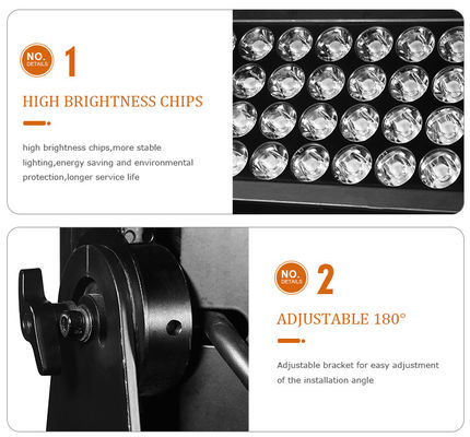 IP65 1500w Rgbw 4in1 Led City Color Waterproof Led Wall Wash Lighting Đèn sân khấu Đèn giặt ngoài trời