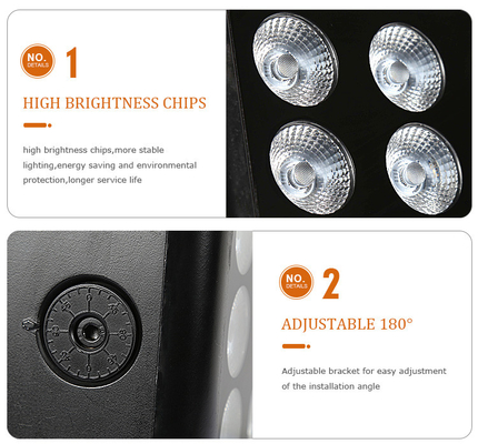 80W ngoài trời IP65 Square DMX RGBW đèn LED đèn lũ cho tòa nhà mặt tiền đèn LED máy giặt tường đèn flash
