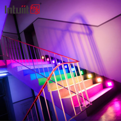 IP54 Mini Uplights 4X12W pin Đèn đèn 4 đèn LED không dây DMX & IR Đèn đèn từ xa Đèn đèn sân khấu Disco Club