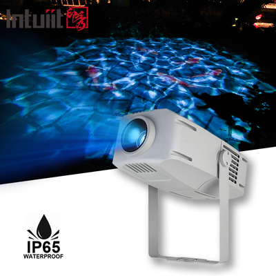 Ánh sáng chống nước ngoài 400W LED Logo Projector IP65 Cho chiếu cảnh quan Gobo Biển Đám sóng nước màu xanh dương Hiệu ứng sóng động