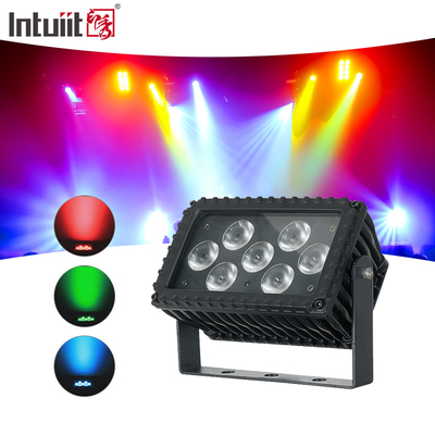7x3W LED ngoài trời RGBW Dự án kiến trúc đèn pha Mặt tiền