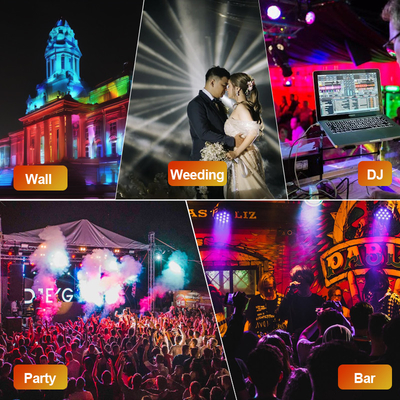 LED Bar RGBW 4 In 1 16x5W DMX LED Stage Dmx512 Wall Washer ngoài trời trong nhà DJ Disco Light
