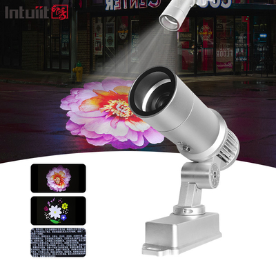 Không thấm nước ngoài IP65 60W Quảng cáo Rotating LED Gobo Laser Logo Projector