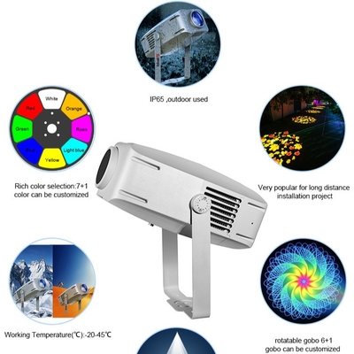 Máy chiếu Logo LED Ánh sáng Logo chống nước đèn Giáng sinh ngoài trời IP65 Quảng cáo Gobo Projector