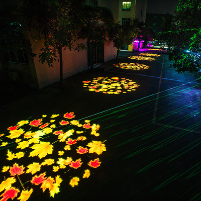 400w Zoom Gobo Projector Ip65 Brightness Led Logo Giáng sinh ngoài trời Gobo Đèn quảng cáo