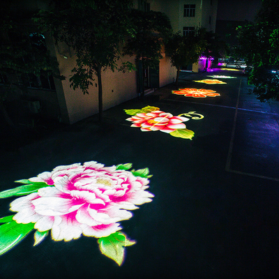 400w Zoom Gobo Projector Ip65 Brightness Led Logo Giáng sinh ngoài trời Gobo Đèn quảng cáo
