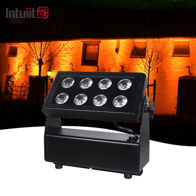 Ống chống thấm pin Điện không dây City Color Lightening Projector 8X15W RGBW LED Đèn sân khấu LED