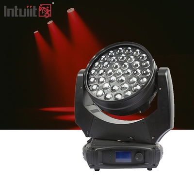 37x10W Zoom Beam Wash Đèn chuyển động cho hiệu ứng chiếu sáng sân khấu với RGBW 4in1 LED và điều khiển DMX DJ Disco và hộp đêm