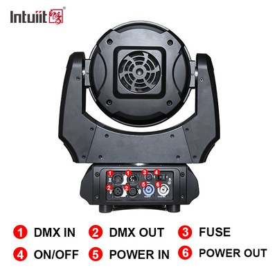 Đèn sân khấu LED 19x10W DMX RGBW 4in1 Zoom Đèn LED rửa tường Đèn đầu di chuyển Cho buổi hòa nhạc DJ Bar Disco Club