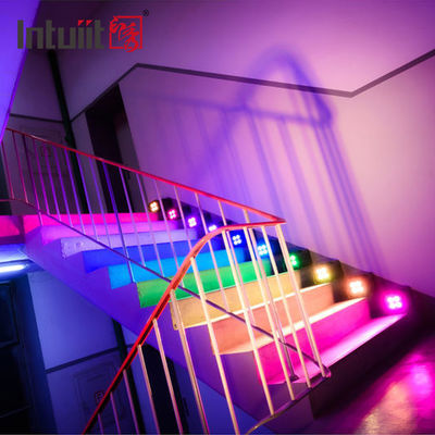 Đèn sân khấu tiệc cưới điều khiển từ xa IP54, đèn LED pin RGB không dây DJ, thanh đèn DMX512 4x12W