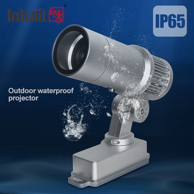 Ngoài trời 60W Logo tùy chỉnh Gobo Image Projector IP65 ngoài trời xoay LED quảng cáo chiếu ánh sáng