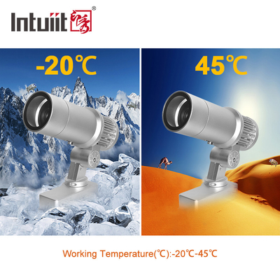 Ngoài trời 60W Logo tùy chỉnh Gobo Image Projector IP65 ngoài trời xoay LED quảng cáo chiếu ánh sáng