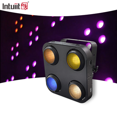 Ip65 4x90W Amber Đám trắng ấm áp Led Cob Audience Blinder Light Outdoor Waterproof 4 Eyes Peaky Blinds